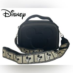 *HP* VINTAGE DISNEY MICKEY MOUSE CAMERA CARRYING CASE ADJUSTABLE FILM STRAP